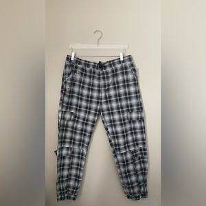 Black and White Checkered Pants